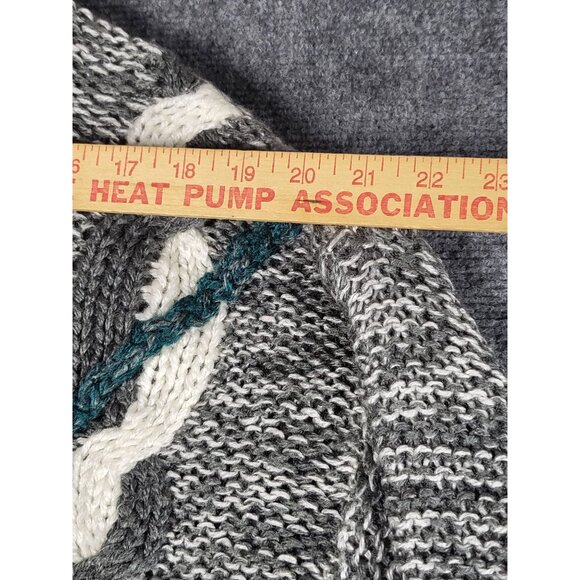 Vintage Sears Roebuck And Co Sweater Hand Knit Acrylic Pullover Winter Men Sz L - Picture 5 of 9